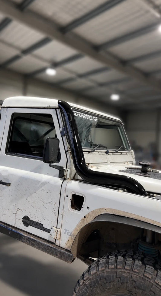 Defender 4 inch SHORTY stainless snorkel